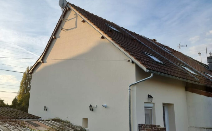 isolation thermique exterieur d'une maison à Compiègne par cofapi