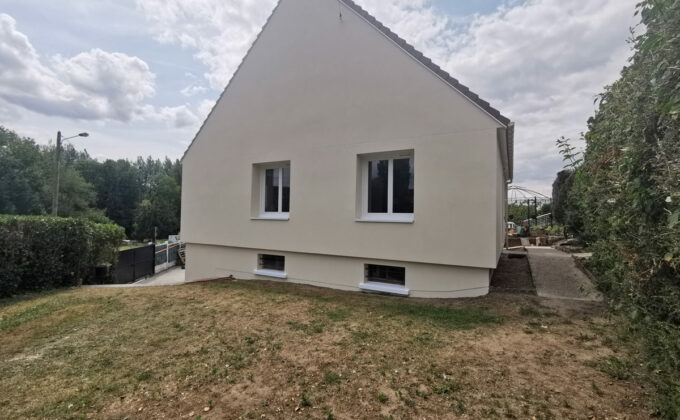 Isolation thermique extérieur d'une maison à Thury-sous-clermont dans les haut-de-france